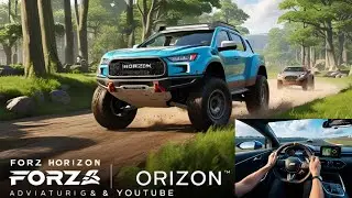 🔥 Forza Horizon 5 with Hand Cam Steering Wheel! Ultimate Driving Experience 🚗💨