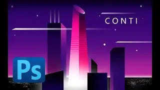 How To Create Synthwave Art (Synthwave City)