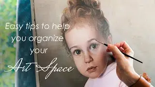 Easy tips to help you organize your Art Space / Peaceful Things to Do / Painting / ITA RUS sub