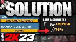 Why is my Teammate CHEMISTRY going DOWN in NBA 2K23!!