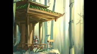 Quick Timelapse of Bamboo Forest  - Genshin Impact Scenery Series