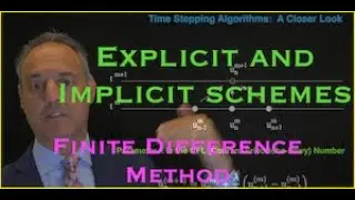 Chapter 10.2 - Time and Space Stepping Schemes:  Explicit and Implicit Methods
