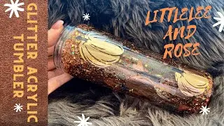 HOW TO MAKE A SNOW GLOBE GLITTER ACRYLIC TUMBLER