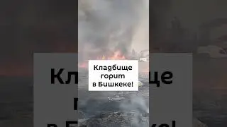 Кладбище горит в Бишкеке!