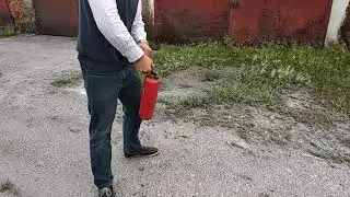 Использование огнетушителя