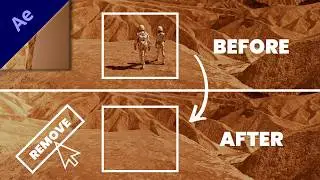 Remove Objects from Video in Seconds (Content Aware Fill) - AFTER EFFECTS