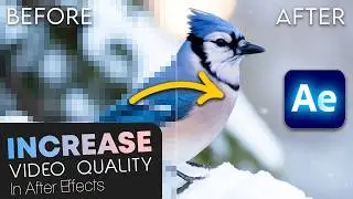 How to INCREASE VIDEO QUALITY in After Effects