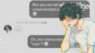 🌺 Thru Your Phone (not) Lyric Prank | Todoroki cheated?!? | Bakudeku?!? | •Gumdrop• 🌺
