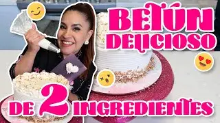 Delicious frosting with only 2 ingredients 💗💗😱😱 / Tasty frosting, super easy and quick 😍🤩😍🤩
