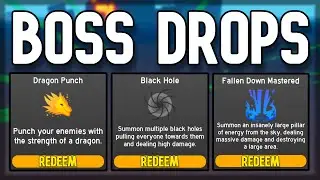 HOW to GET BOSS DROPS *REALLY FAST* in ANIME FIGHTING SIMULATOR!