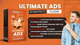 Ultimate Ads WordPress Plugin Review ✅ All In One WP Toolkit WP Ultimate Ads Review Full Tutorial