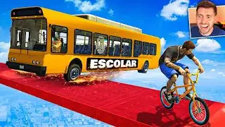 GTA V: Onibus Escolar vs BMX (Fugindo da ESCOLA NO GTA)