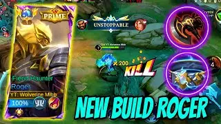 NEW BUILD ROGER TERSAKIT 2024‼️USER ROGER WAJIB PAKAI BUILD INI🔥BEST BUILD ROGER TERBARU