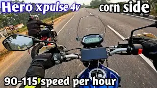 100-115/h speed on Hero xpulse BS7 4v