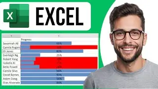How To Create Progress Bars And Change The Color Of Cell If Percentage Changes