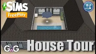 The Sims Freeplay- Oasis Villa House Tour [Sim Springs 5]