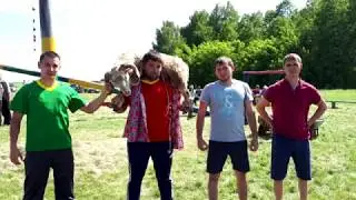 Сабантуй 2019 г. Борьба на поясах деревня Шуран Муслюмовский район
