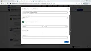 Add Certification Link🧬in LinkedIn Profile |Licenses & Certifications| LinkedIn ||Freelancer Madhavi