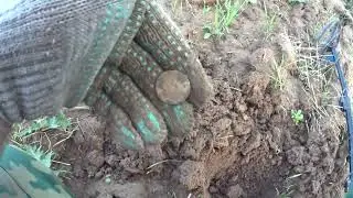 Поле у кладбища другой день