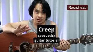 Creep Radiohead guitar tutorial tagalog (acoustic version) song by Radiohead