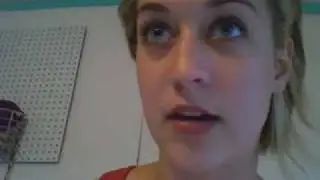 hot girl in the bathroom shaving