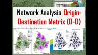 Network Analysis Origin Destination Matrix (O D Matrix Tool)| #Software_School| Tutorial 68