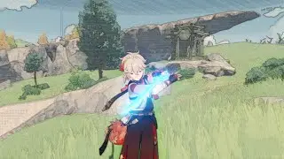 Taking pictures across Teyvat and Jade Chamber with Kazuha