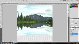 Photoshop water reflection