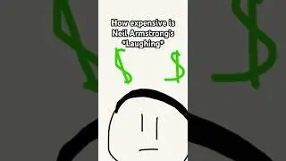 How Expensive is Neil Armstrong’s Hair? #shorts #animation