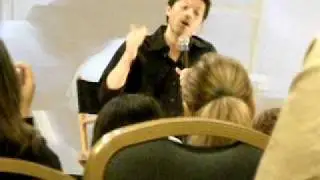 Misha Collins in LA 09: His reaction to scripts