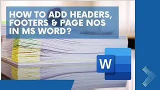 How to Add Text at the Top & Bottom of Every page?