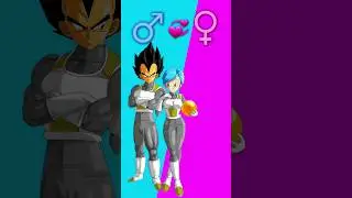 Dragon Ball Families In Gender Swap Mode #shorts #dbs #dbz #dragonball