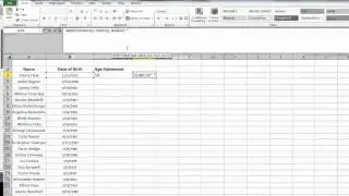 String Manipulation 2: Convert date into age