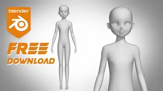 Creating Anime Boy Base Model | FREE DOWNLOAD!! | @shionmgr