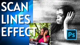 How to Make a Photocopy Scan Lines Effect in Photoshop