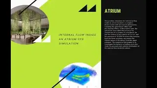 ANSYS FLUENT Training: Internal Airflow Inside an Atrium Building CFD Simulation