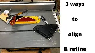 Do It Yourself Table Saw Alignment Tools 👉 Free woodworking plans
