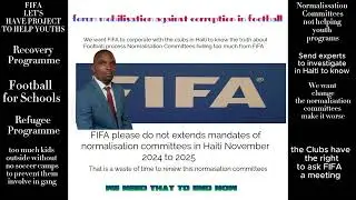Jean Claude Nexil President FC Delmas to FIFA Normalisation Committees Football Haitian