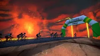 Zwift 2019 Cycling Australia eRacing Criterium Championship.