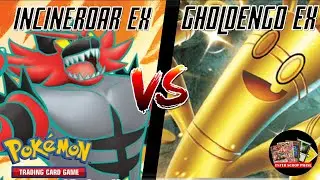 Incineroar ex VS Gholdengo ex | Pokémon TCG Gameplay