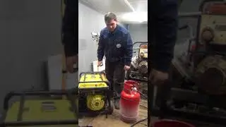 A gas generator is a bad choice.