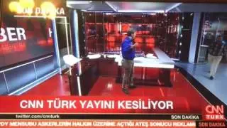 Asker CNNTürk'ün yayınını kesti