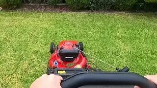 POV Lawn Mowing Satisfaction | Cross Hatch Stripes with Toro Personal Pace 🍃 Thick Green Grass