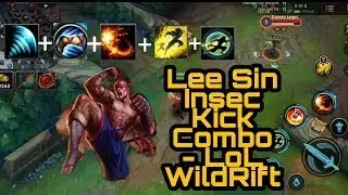 LEE SIN GAMEPLAY INSEC COMBO Compilation #2 | LOL WILD RIFT | Unsighted | RANKED GAME