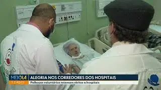 Nariz Solidário retorna visitas presenciais ao hospital do Idoso