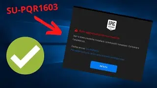 Erreur installation épic games (code d'erreur SU-PQR1603)