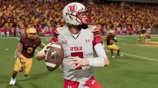 Utah vs Arizona State - NCAA Football 10/11/24 Full Highlights (College Football 25 Sim)