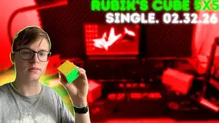 Rubik’s cube 5x5 2:32.36 single
