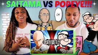 Death Battle! "Saitama VS Popeye (One-Punch Man VS Thimble Theatre)" REACTION!!!