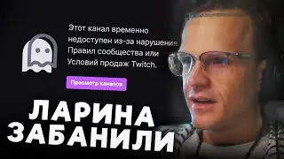ЛАРИН ПРО БАН ТВИЧА И НЕКОГЛАЯ